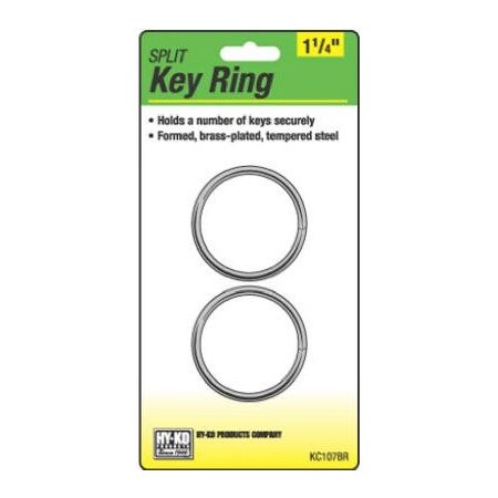Hy-Ko Prod 2PK114BRS Split Ring KC107BR